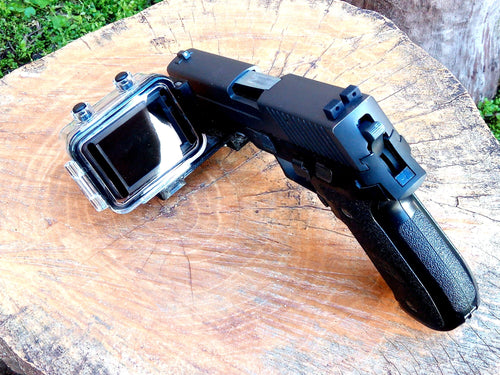 AirPower3D Digital Video Camera Tripod Mount (PT+) for Pistol Bottom Rail - Airgun Airsoft Paintball Pistol Rifle Video