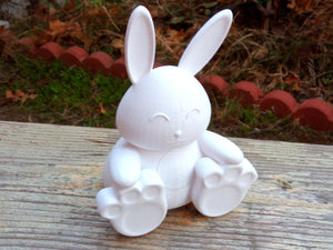 Big Fat Bunny - Cute Easter Home Decoration - Multiple Sizes - EveryThang3D