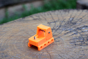 Airsoft3D Mini-RMR Reflex Sight Toy for Airguns, Airsoft Guns, Nerf Blasters, Gel Blasters, and Paintball Markers - Picatinny, Nerf, and Rival Rail Available