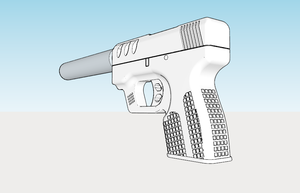 Custom 5mm Pistol Replica -Science Fiction Cosplay Gun Prop - Blasters3D