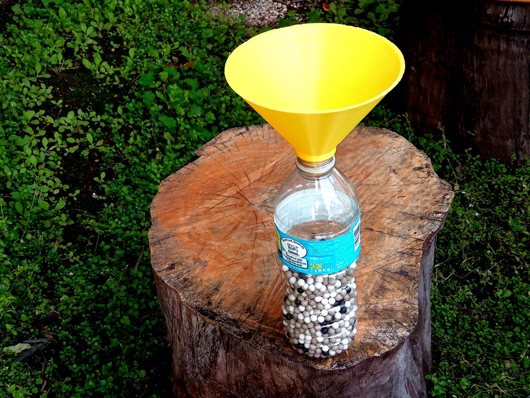 Airsoft BB / Gel Blaster Bead Funnel for Water Bottle - Quick and Easy Refill to Reload - Blasters3D