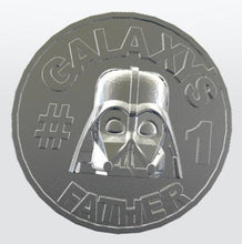 Load image into Gallery viewer, Galaxy's #1 Father Memorabilia Coin - Father's Day Gift for Star Wars Return of the Jedi Fans