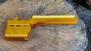 Blasters3D Proctor Barrel Mod with Top Picatinny Rail for Zombie Strike HammerShot - Slide On Friction Fit - No Need for Tools nor Glue